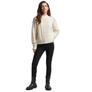 Superdry  pull en maille torsadée 