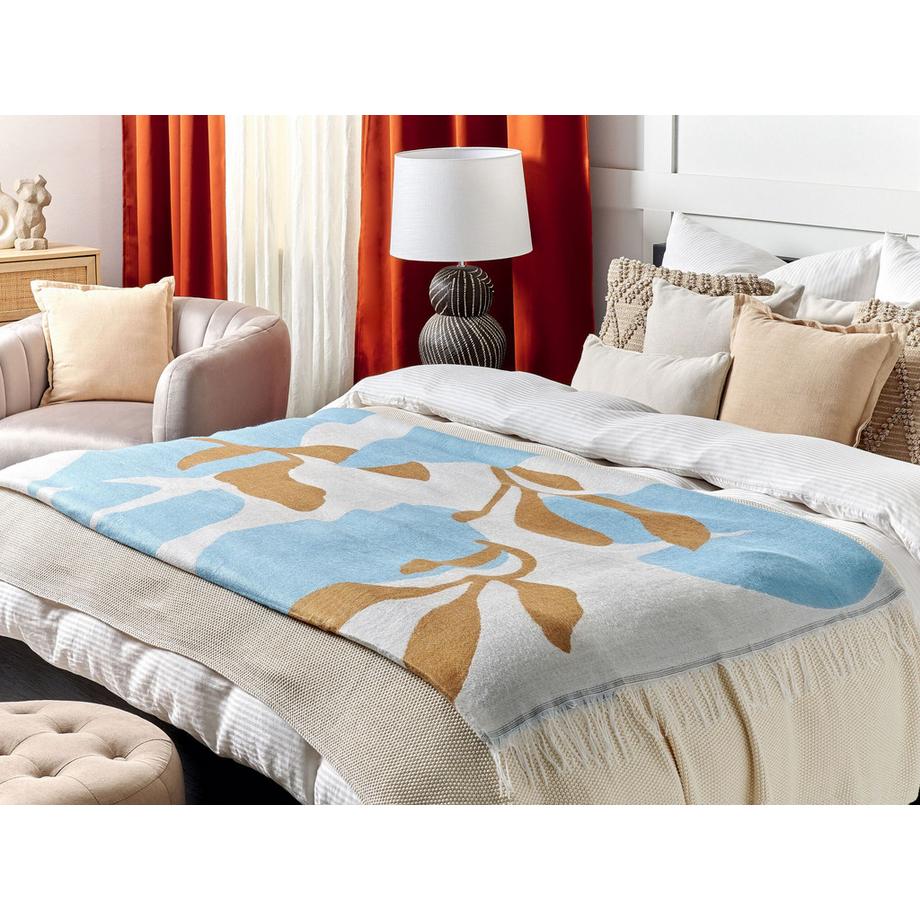 Beliani Boho PALHI Acryl Kuscheldecke  