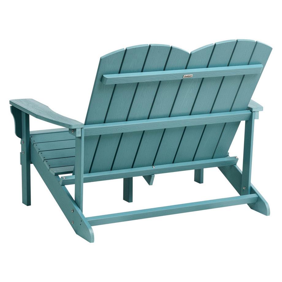 Beliani Banc de jardin en Bois synthétique Traditionnel ADIRONDACK  