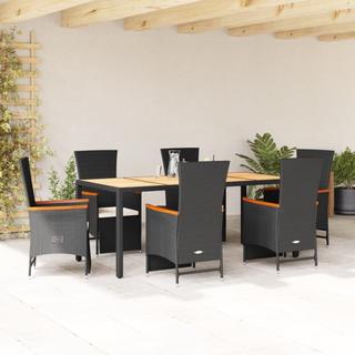 VidaXL Garten essgruppe poly-rattan  