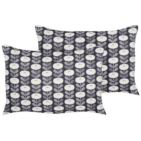 Beliani Lot de 2 coussins en Polyester Moderne VALSORDA  