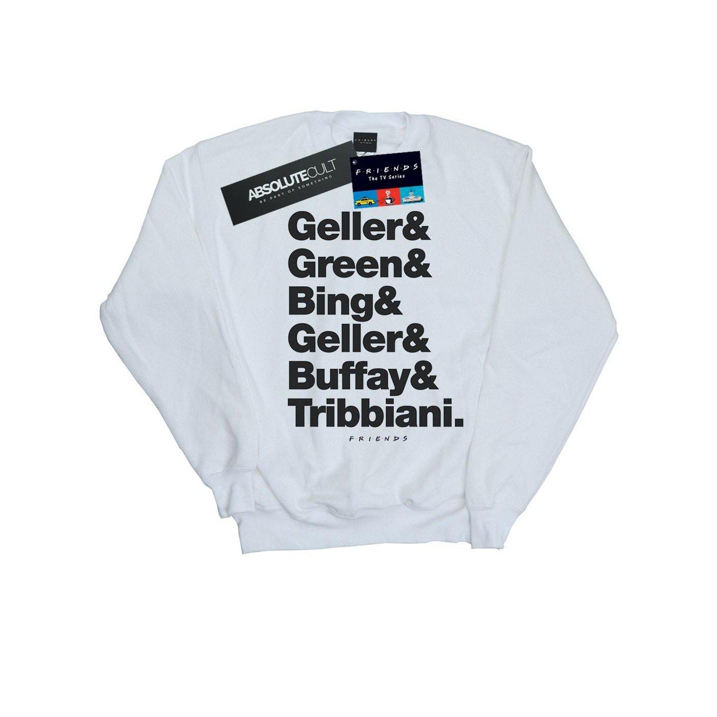 Image of Surnames Text Sweatshirt Mädchen Weiss 128