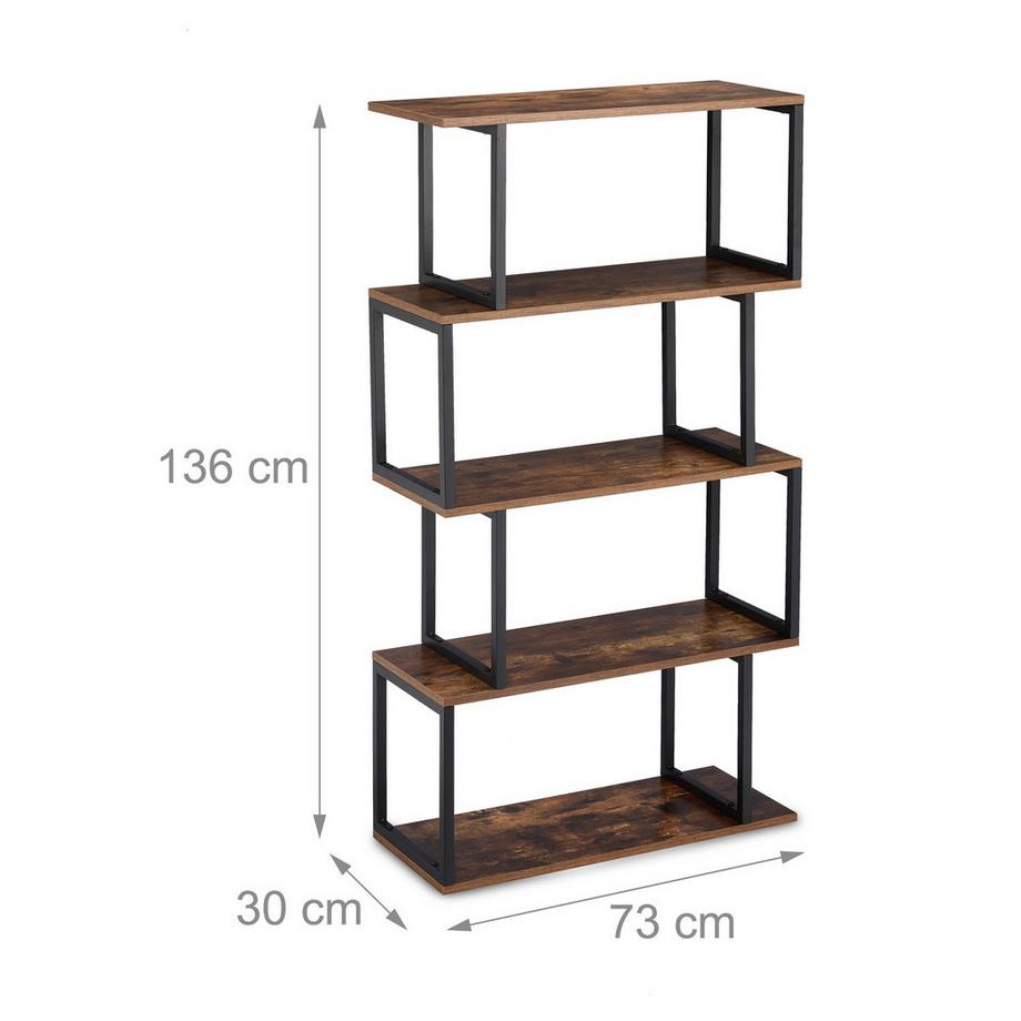 B2X Bücherregal Industriedesign  