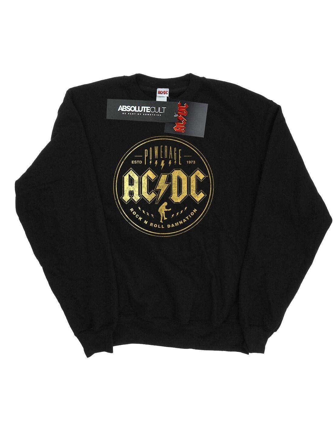 Image of Acdc Rock N Roll Damnation Sweatshirt Damen Schwarz M