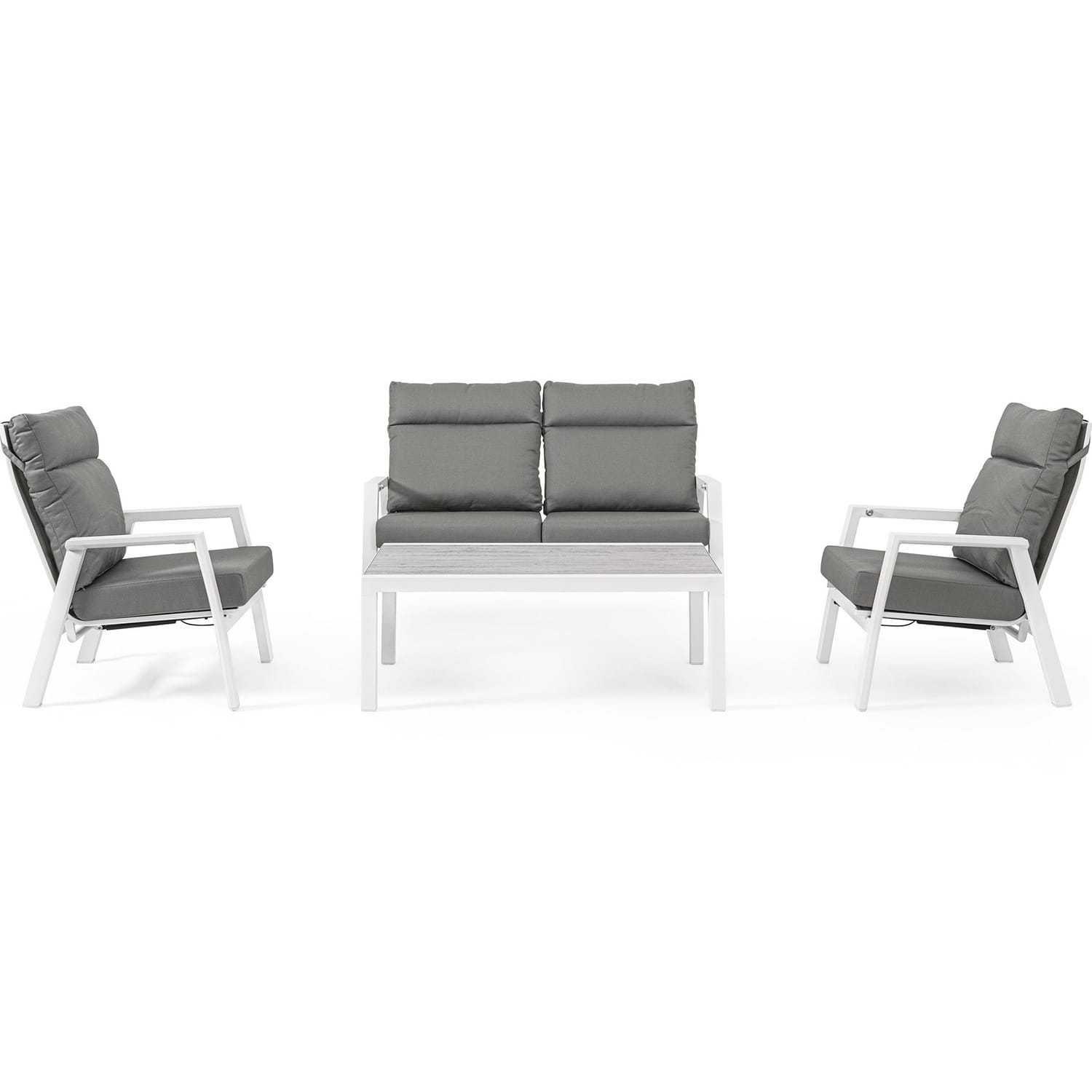 mutoni Gartensofa Kledi klappbar weiss  