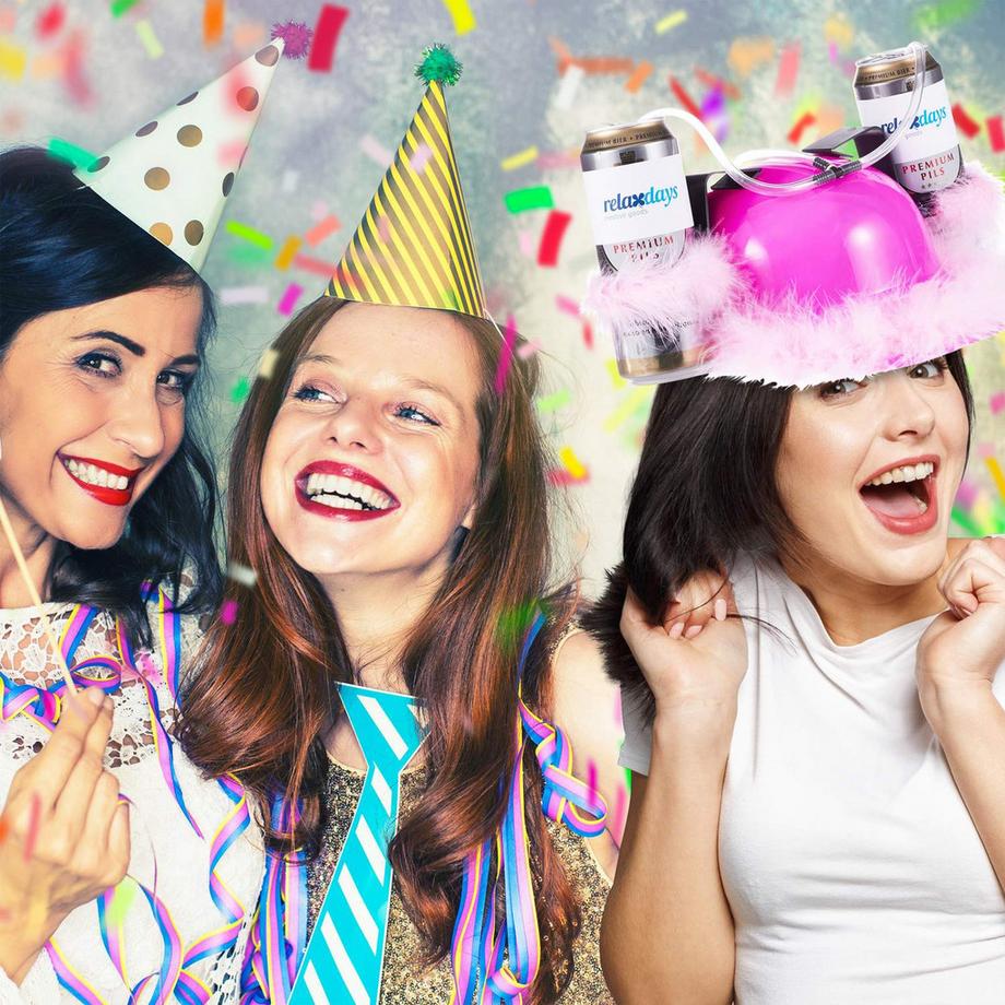 B2X  Casque de bière rose 