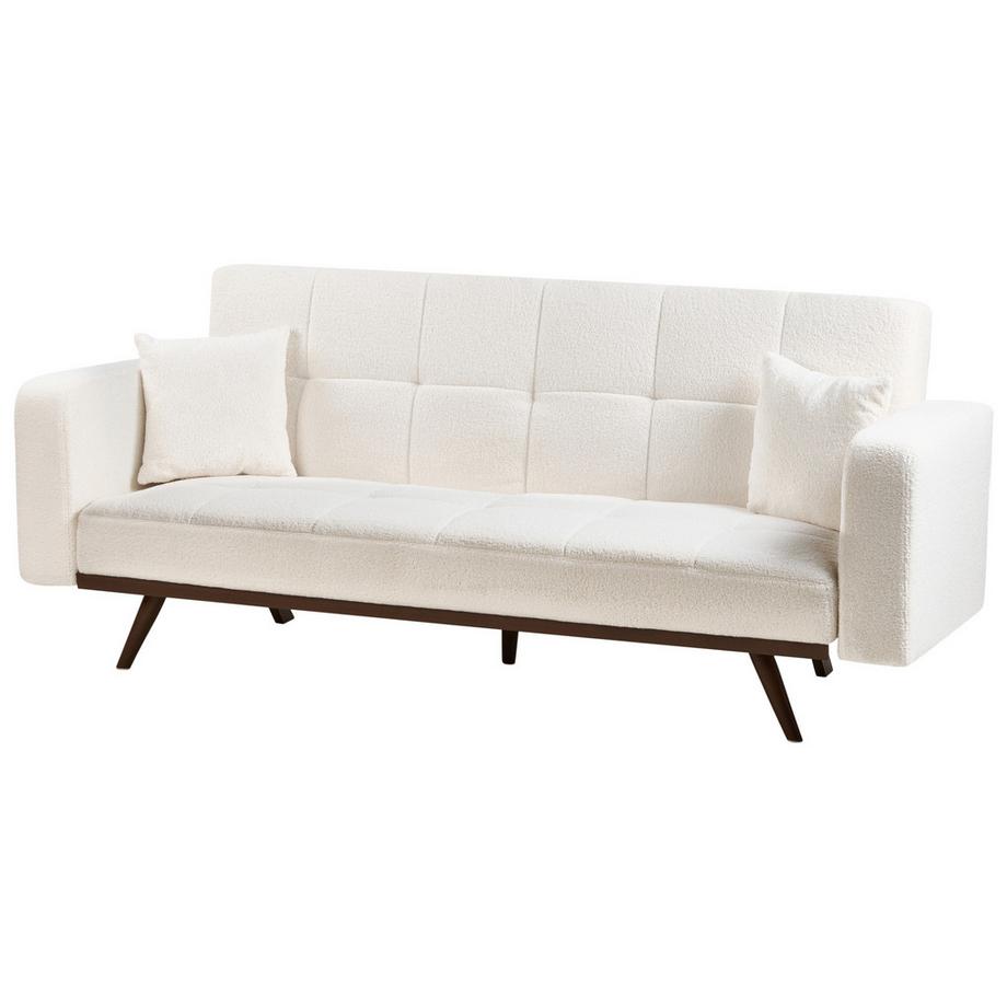 Beliani Canapé 3 places en Bouclé Scandinave HJULBY  