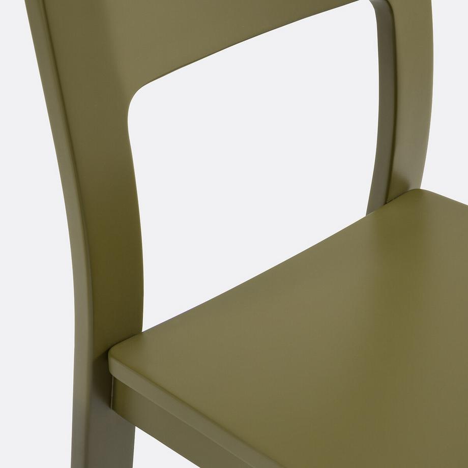 La Redoute Intérieurs Lot de 2 chaises en bouleau massif teinté  
