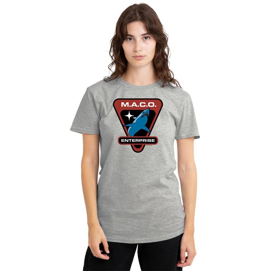 Star Trek Maco Maglietta con Tasca a Toppa  
