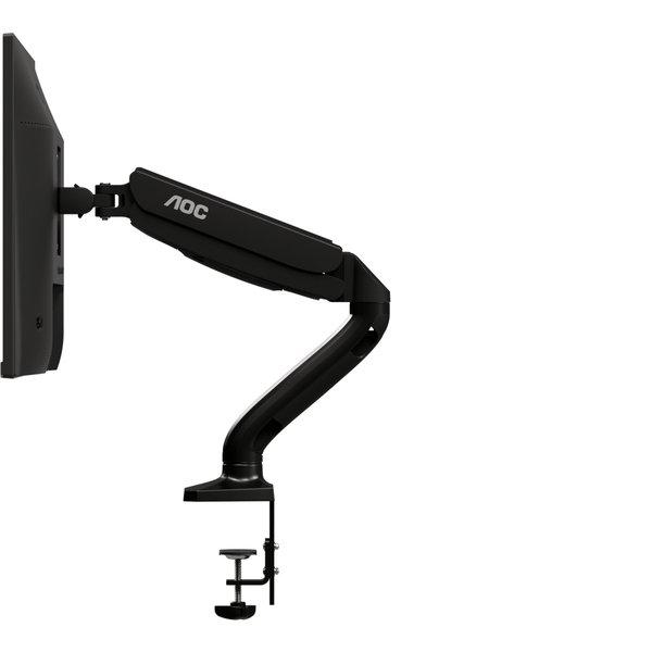 AOC  AS110D0 Single Arm 80 cm (31.5") Pince/boulon Noir 