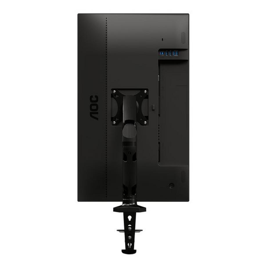 AOC  AS110D0 Single Arm 80 cm (31.5") Pince/boulon Noir 