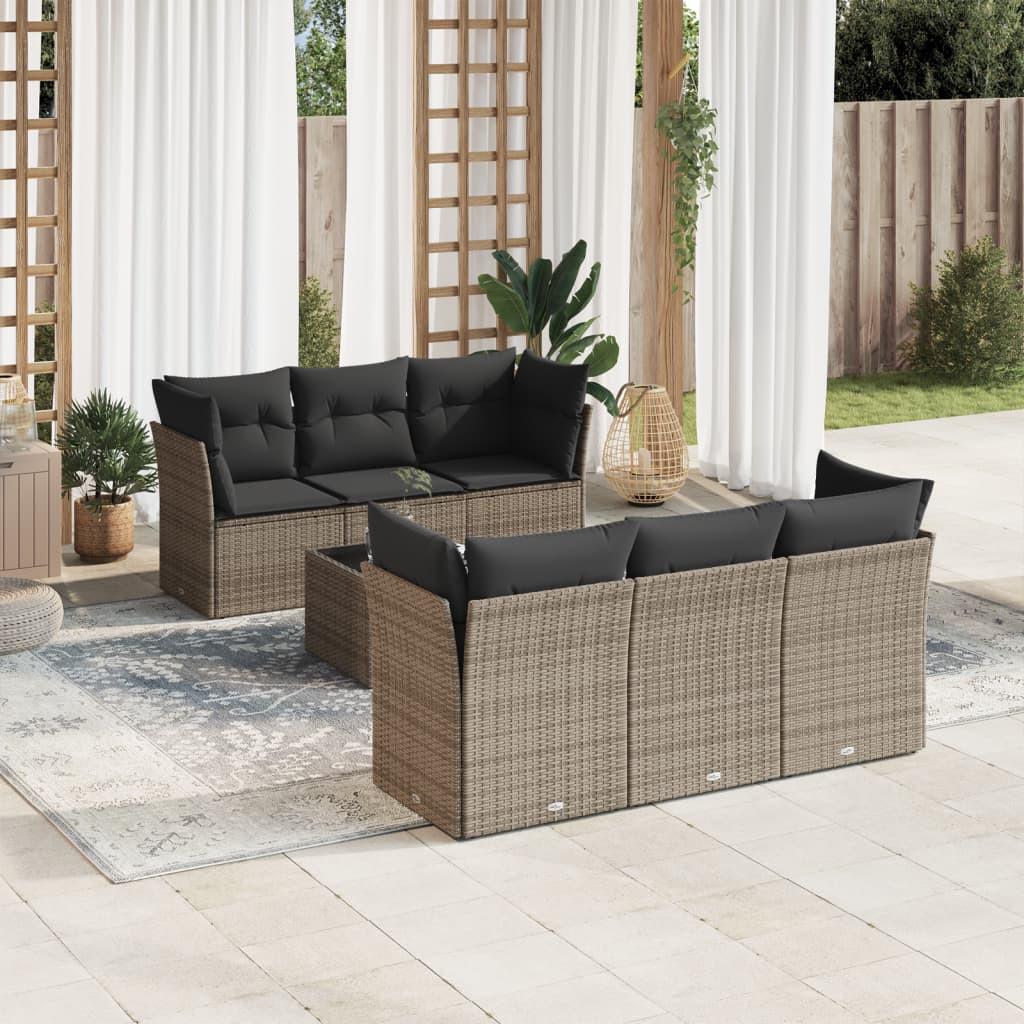 VidaXL Garten sofagarnitur poly-rattan  