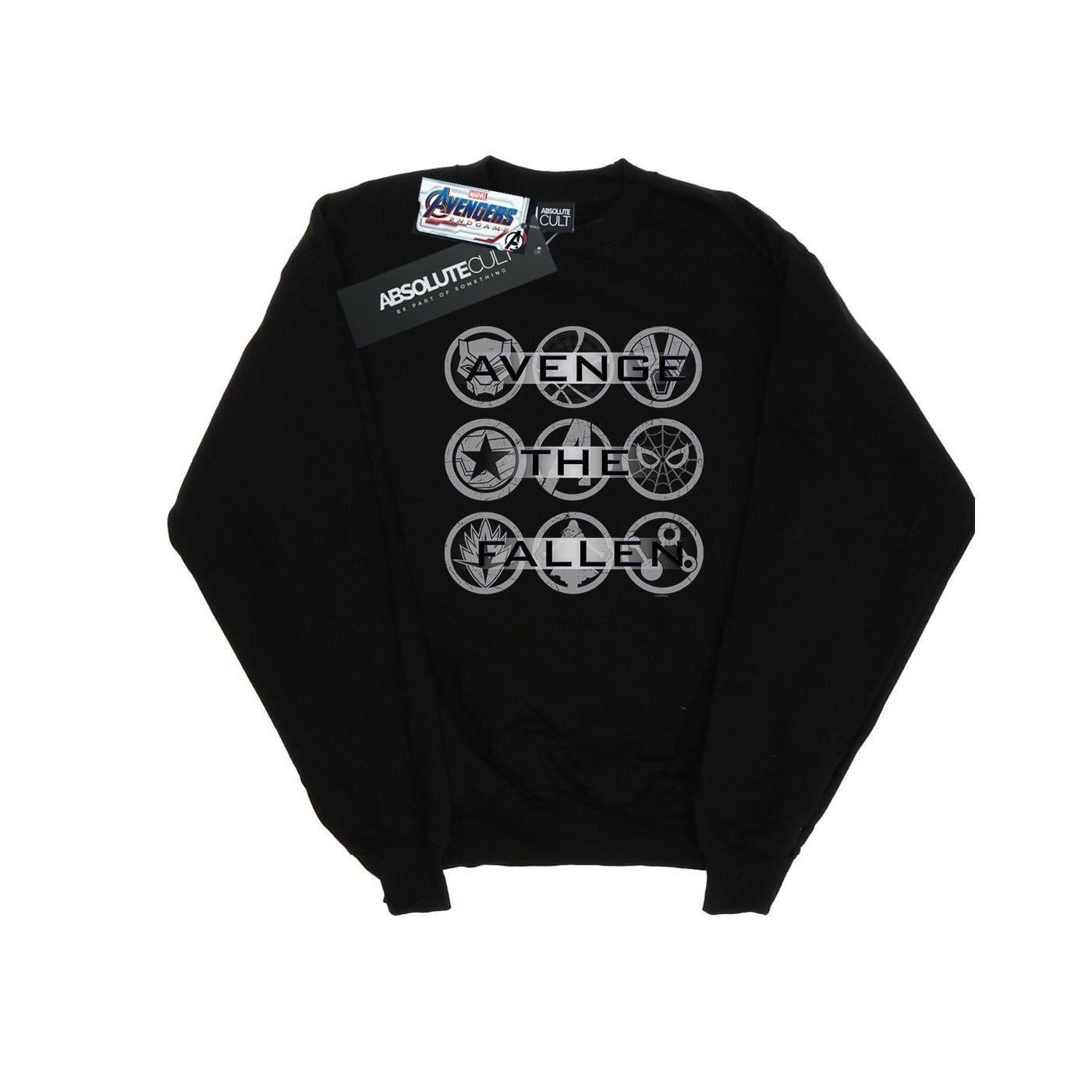 Image of Avengers Endgame Avenge The Fallen Icons Sweatshirt Mädchen Schwarz 128