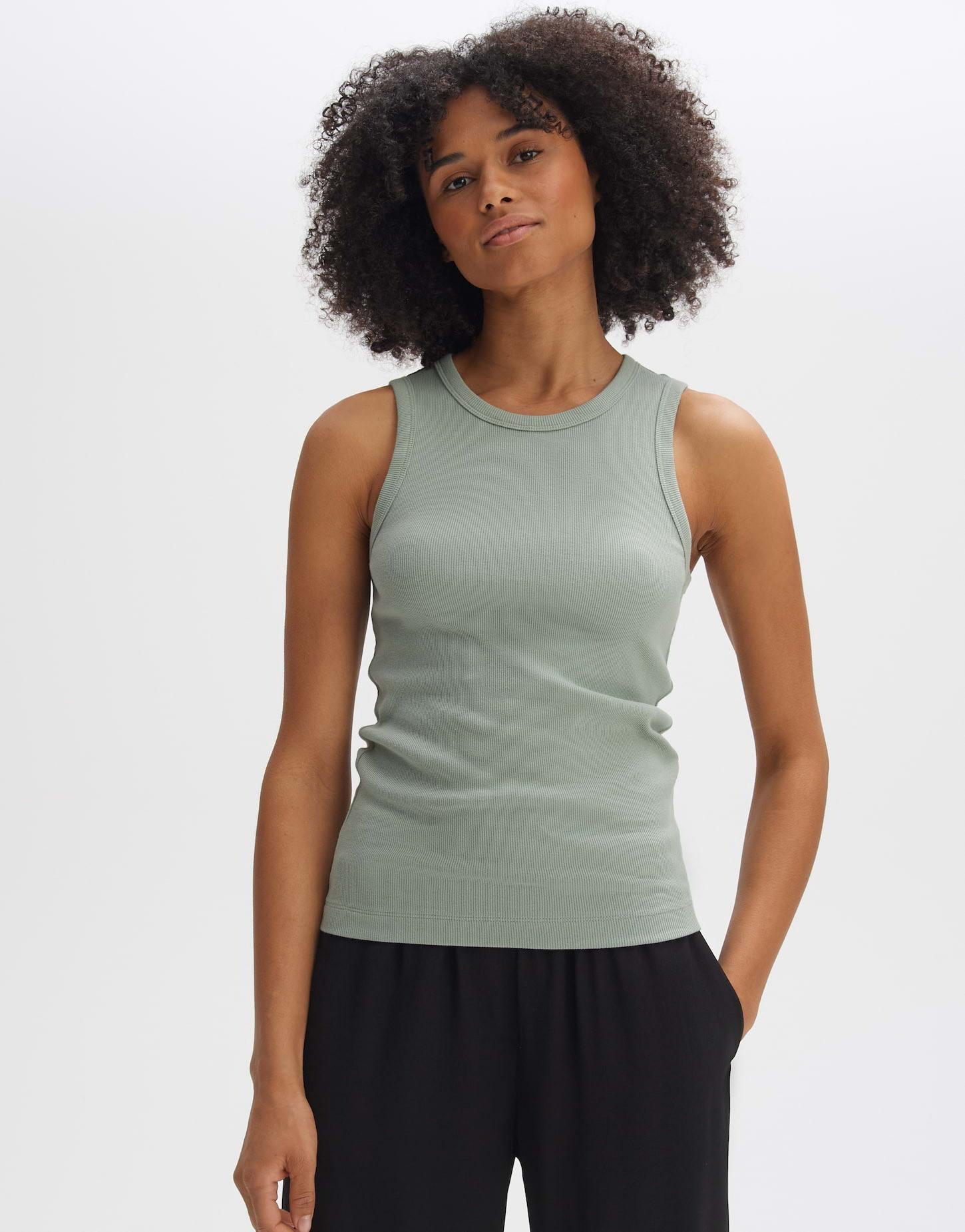 Image of Tank Top Ilesso Figurbetont Damen Türkisblau 40