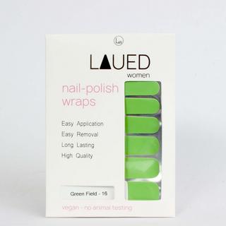 LAUED  films à ongles végétaliens solid green 