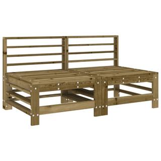 VidaXL set mobili da giardino Legno di pino impregnato  