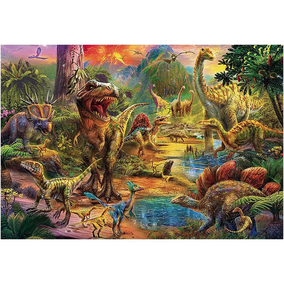 Educa  Puzzle Land of Dinosaurs (1000Teile) 