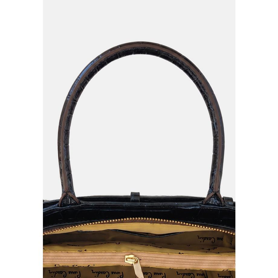 pierre cardin Elegante Handtote-Tasche mit Verschluss  