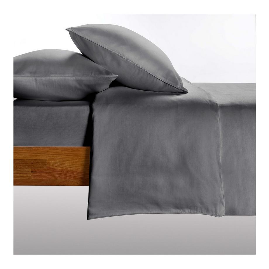 Living Home Uni Satin 100 Kissenbezug  