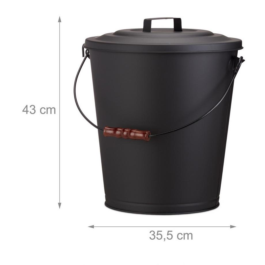 B2X Posacenere con coperchio 24 l  