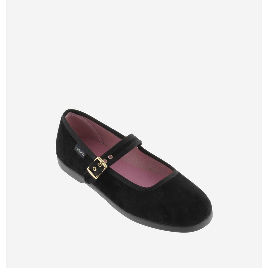 Victoria Gong-fu Terciopelo Ballerinas  
