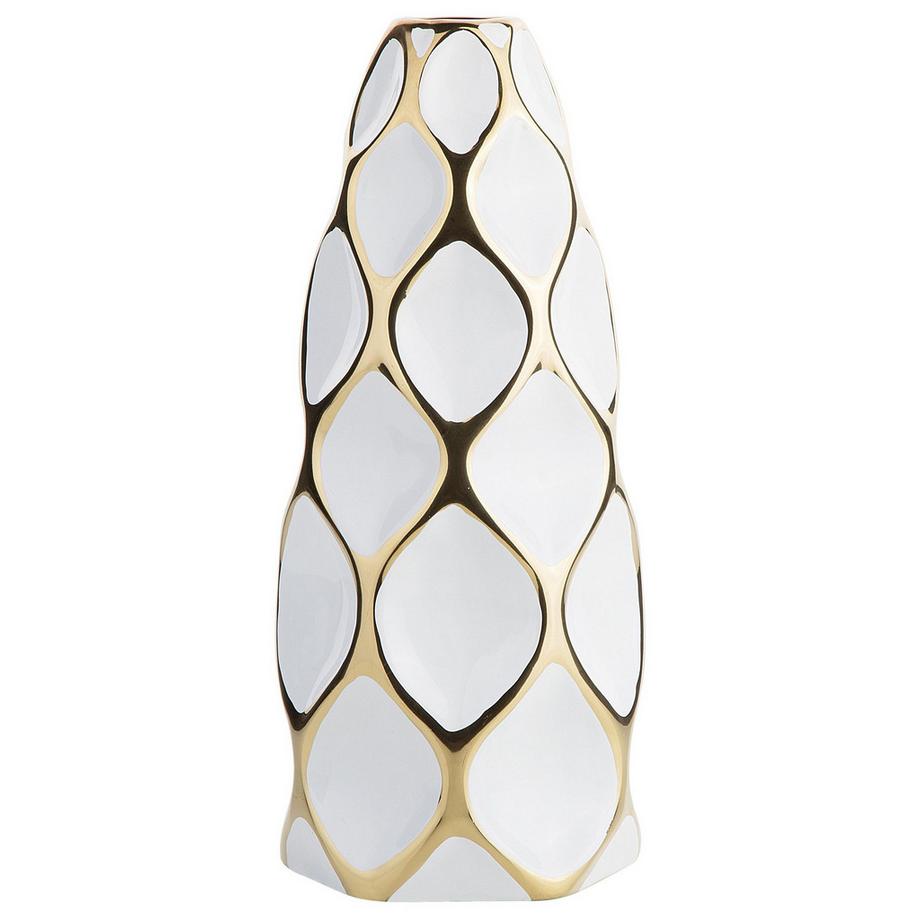 Beliani Vase à fleurs en Grès Moderne AVILA  