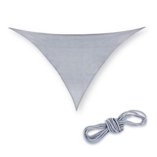 B2X Voile d'ombrage polyéthylène triangulaire gris clair  