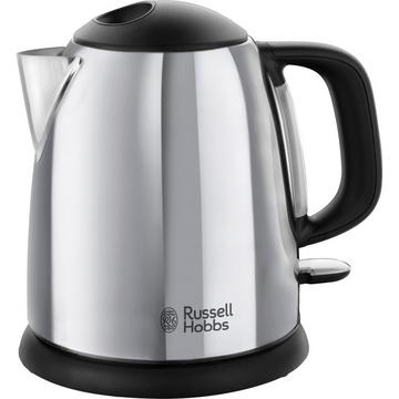 Russell Hobbs Victory bollitore elettrico 1 L 2400 W Nero, Acciaio inossidabile