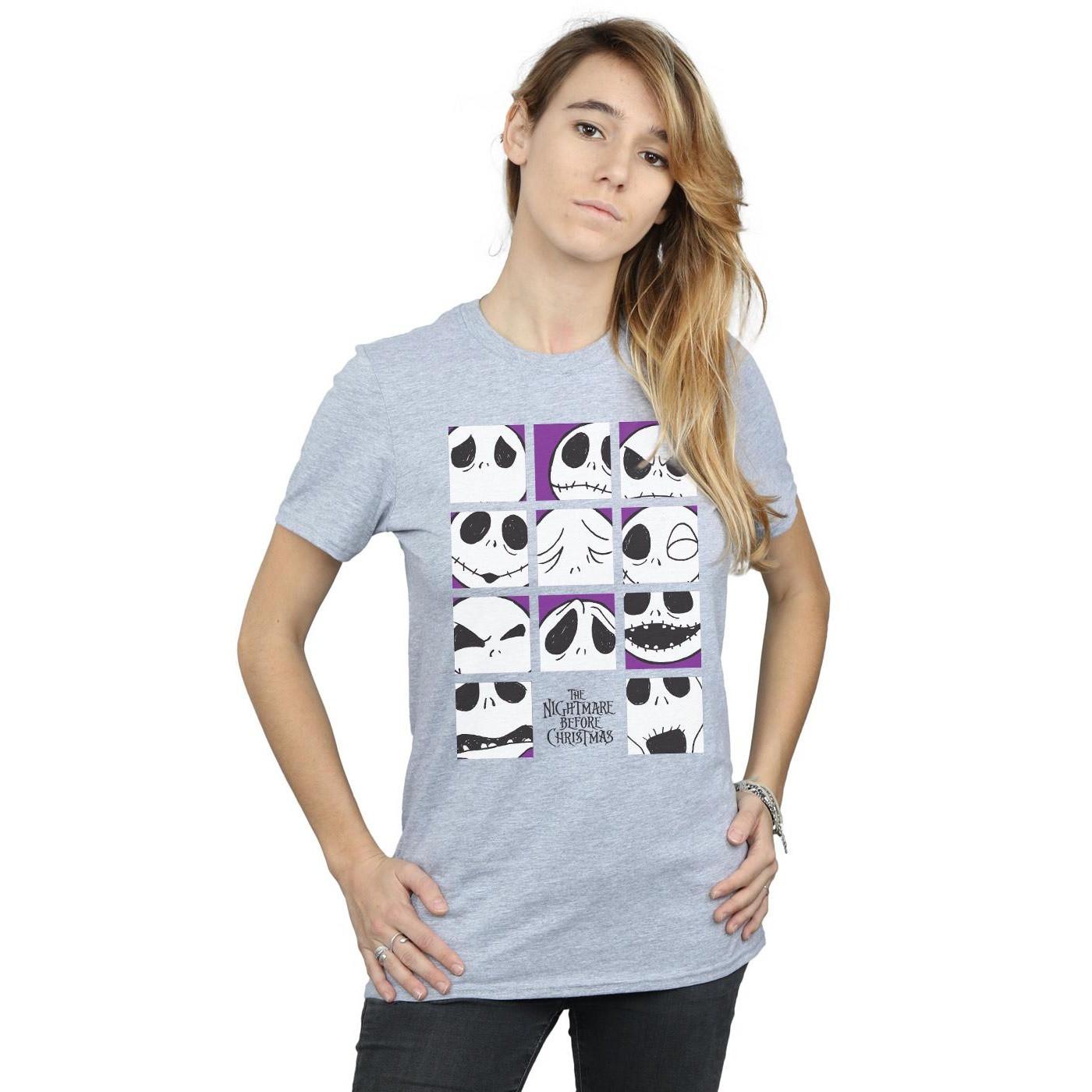 Disney  Nightmare Before Christmas Many Faces Of Jack TShirt 