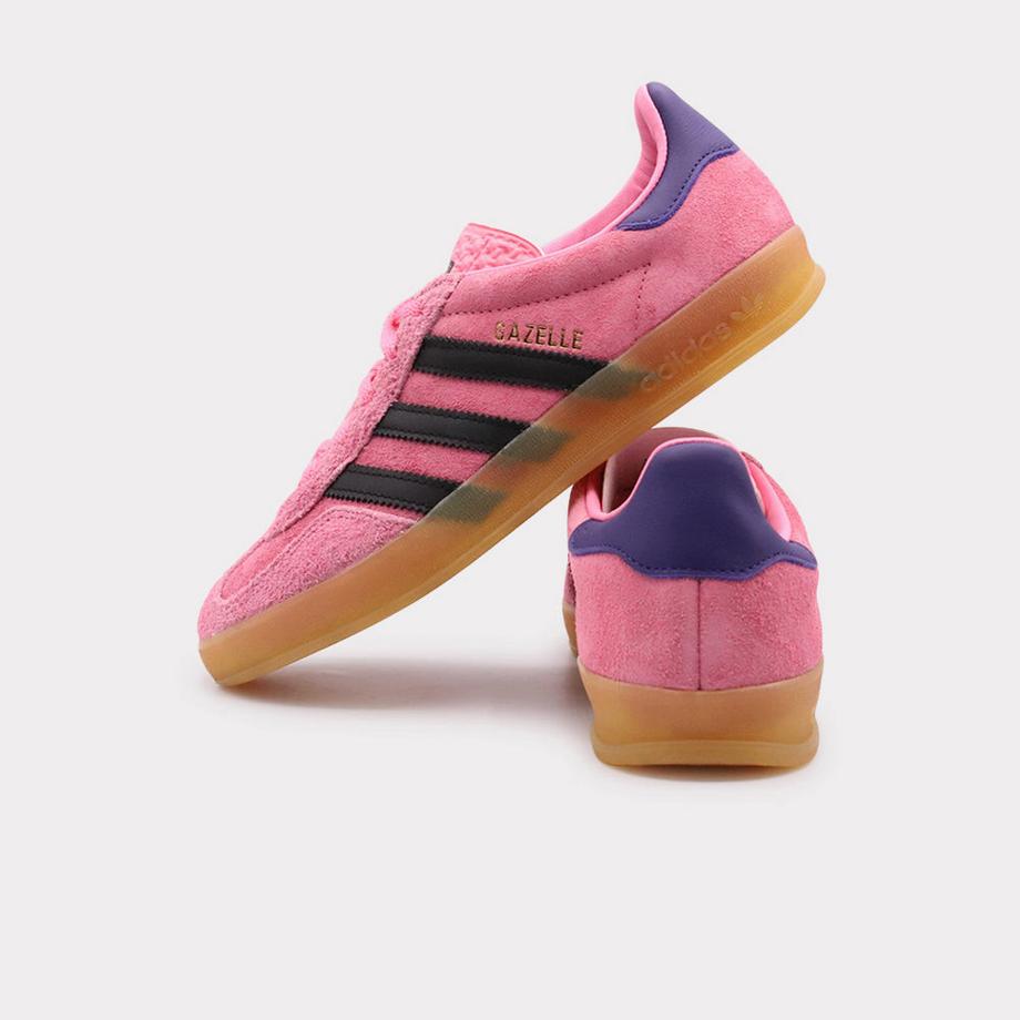 adidas Originals Gazelle Indoor Collegiate Green Lucid Pink Sneakers  