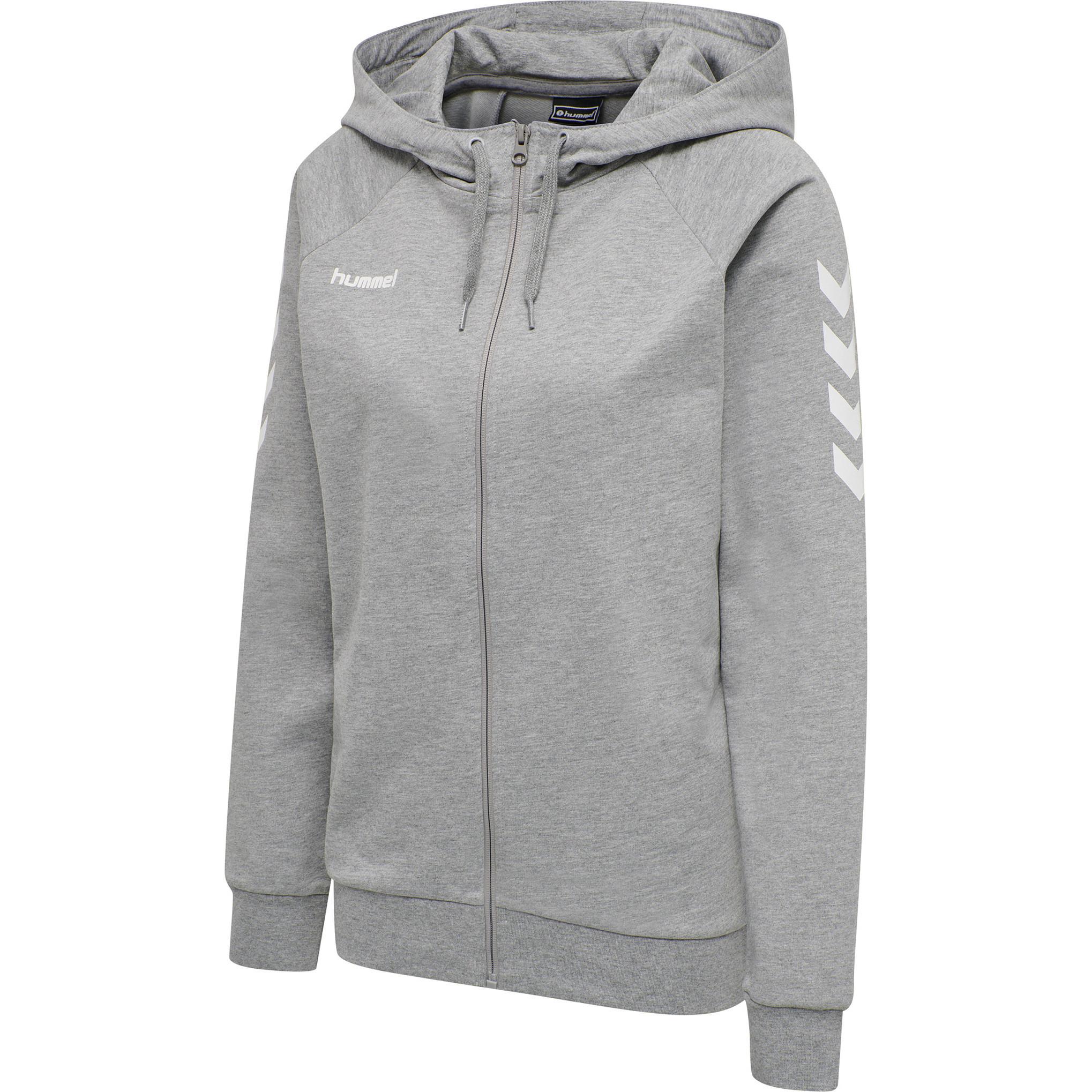 Hummel  giacca zip a con cappuccio hmlgo cotton 