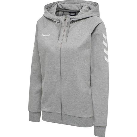 Hummel  damen kapuzenjacke mit reißverschluss hmlgo cotton 