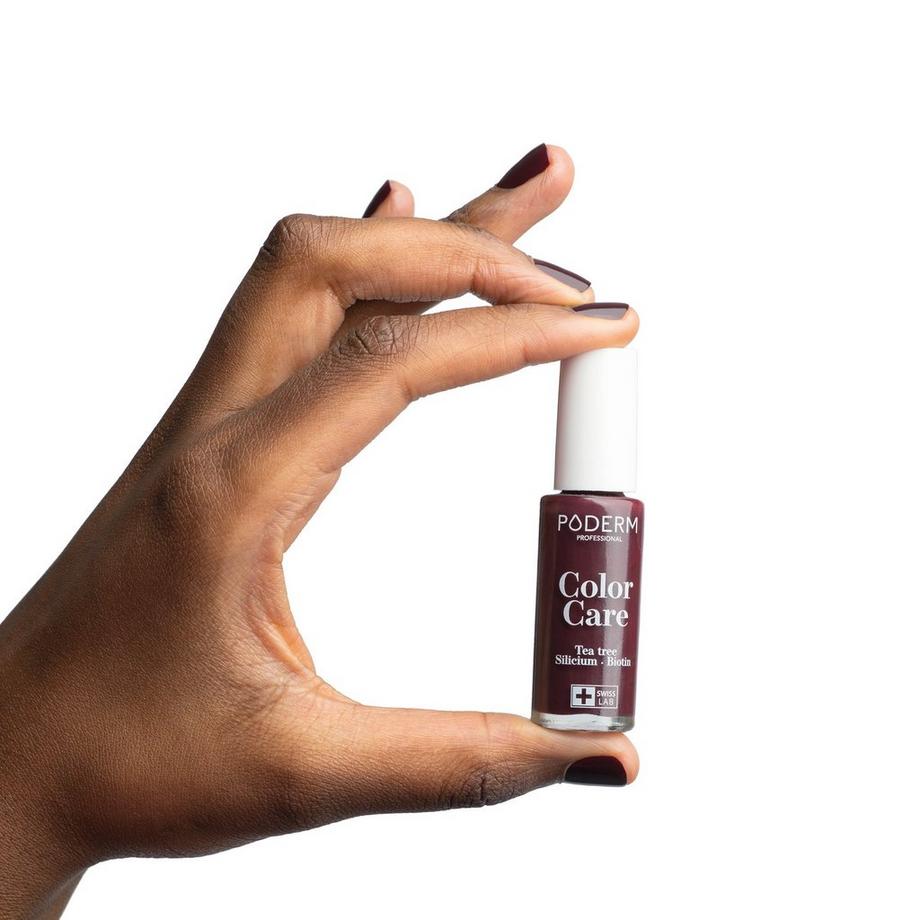 PODERM  Mycose Ongles - Vernis ROUGE NOIR Tea Tree - Swiss Made 