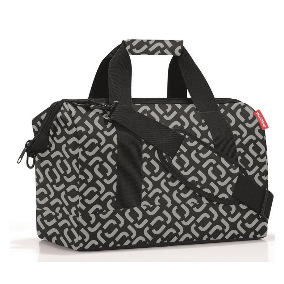 Schultertasche Allrounder M Signature Black