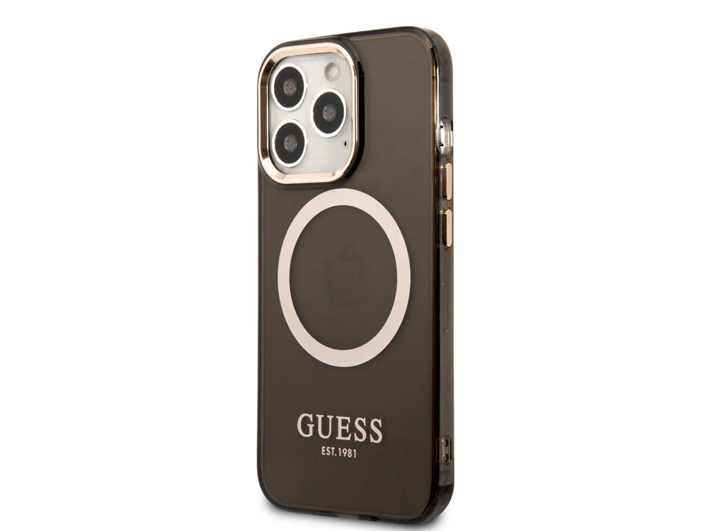 GUESS  Coque Magsafe iPhone 14 Pro Max Outline 