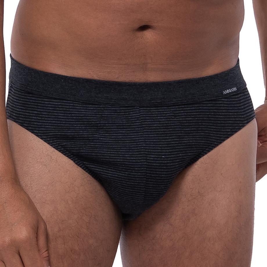 Ammann Confezione da 3 Slip Mini a Costine Fini  