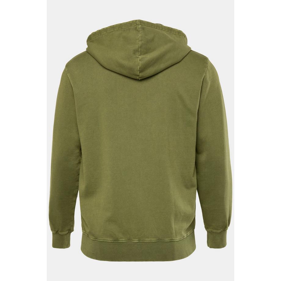 JP1880 Hoodiejacke Sweat Vintage Look mit Badges  