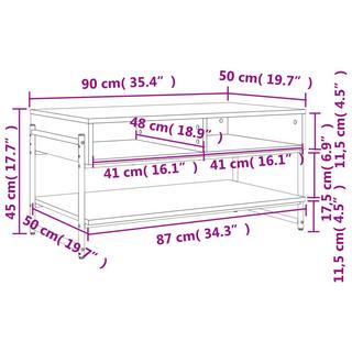 VidaXL Couchtisch holzwerkstoff  