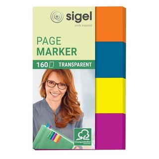Sigel SIGEL Notes 20x50mm HN614 4 Farben ass. 160 Blatt  
