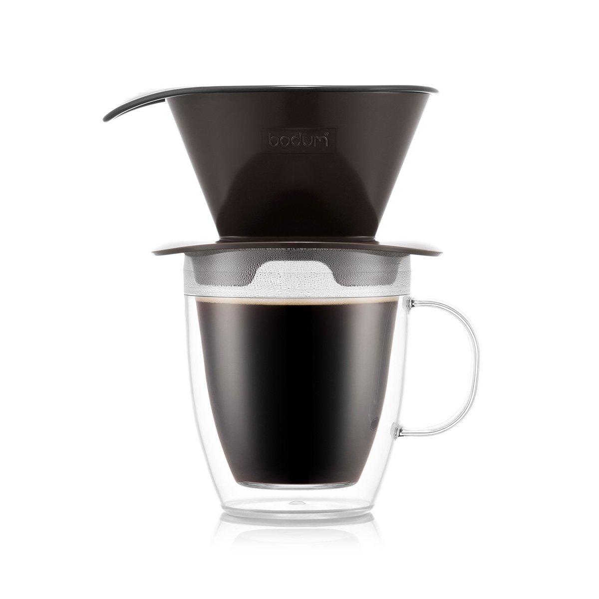 Image of Kaffee-Tropfer und doppelwandige Tasse POUR OVER Kaffee-Tropfer und doppelwandige Tasse POUR OVER