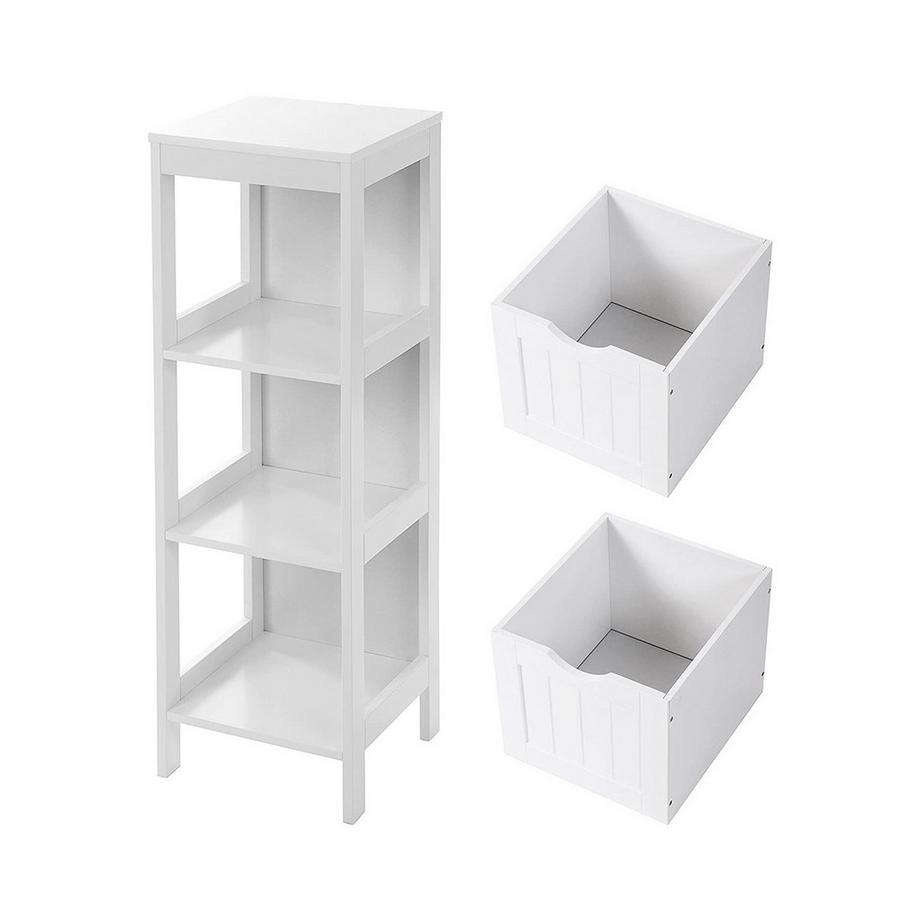 Calicosy  Regal mit 2 Schubladen 30 x 89 cm 