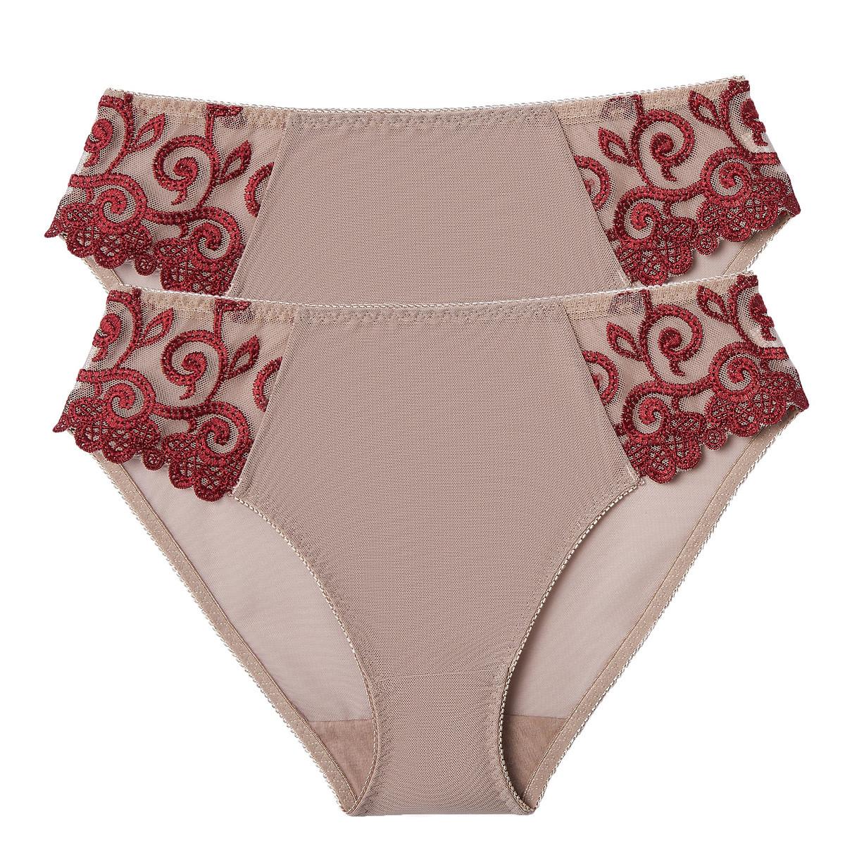 Image of 2er-pack Slips Lyssa Damen Beige 46