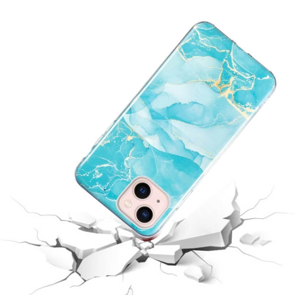 Cover-Discount  iPhone 15 Plus - Custodia in gomma Marble 