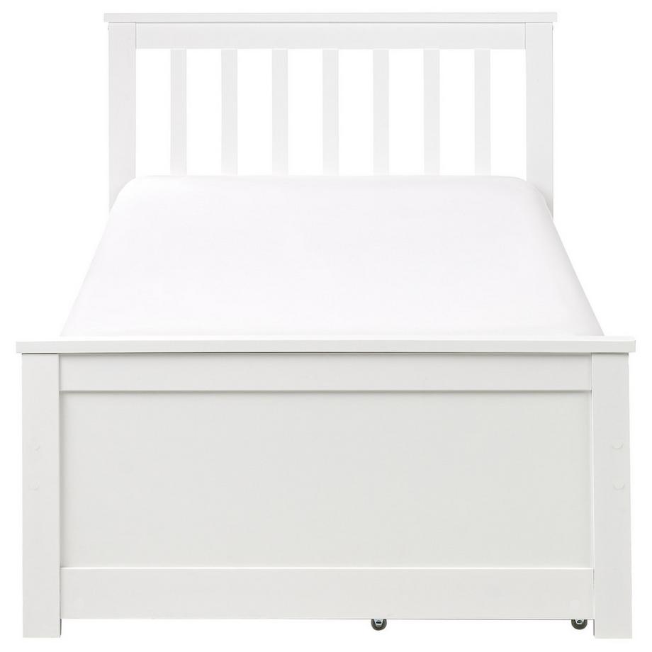 Beliani Lit avec tiroirs de rangement en Bois de pin  OLENDON  