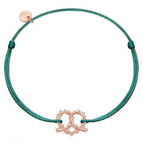 Glanzstücke München  Femme Bracelet Bretzel coeur 