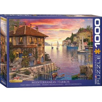 puzzle Domi Davison Mediterranean Harbor 1000 Teile