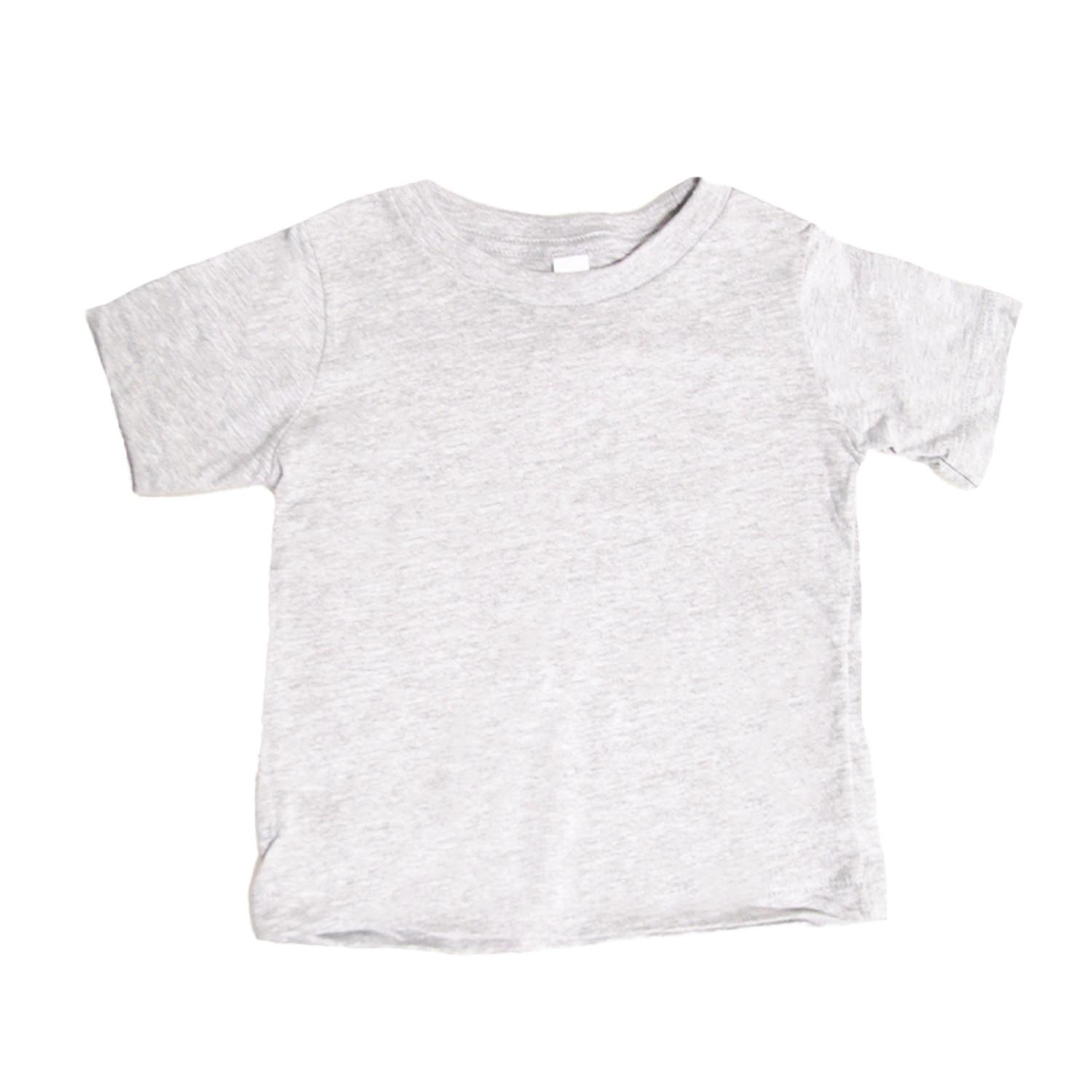 Image of Runder Hals Tshirt Jungen Schiefergrau 68