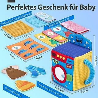 Activity-board  Baby Spielzeug 6 Monate Baby Tissue Box Spielzeug Spielzeug 6-12 Monate mit Sensorischen 