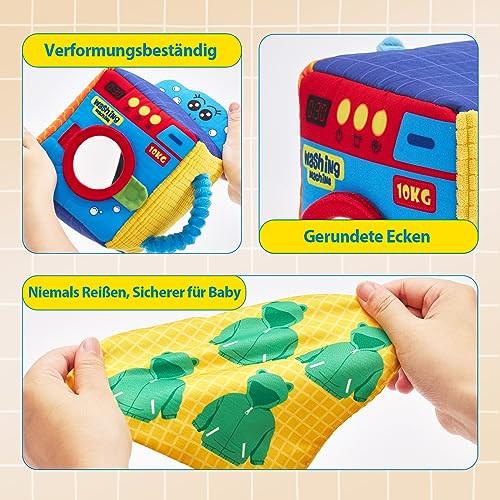 Activity-board  Baby Spielzeug 6 Monate Baby Tissue Box Spielzeug Spielzeug 6-12 Monate mit Sensorischen 