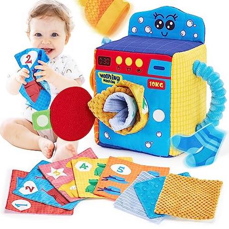 Activity-board  Baby Spielzeug 6 Monate Baby Tissue Box Spielzeug Spielzeug 6-12 Monate mit Sensorischen 